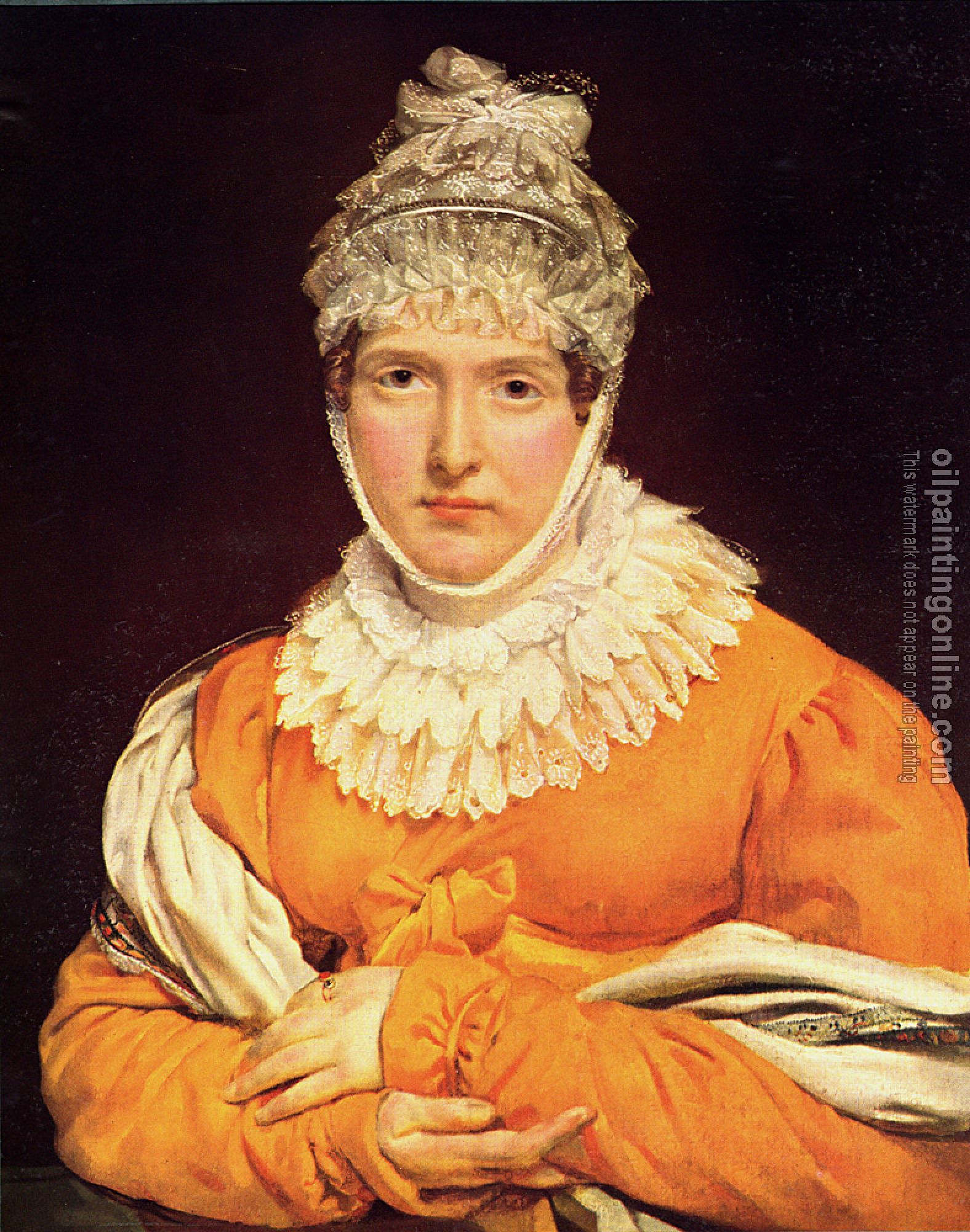 Antoine-Jean Gros - Portrait of Mademoiselle Recamier
